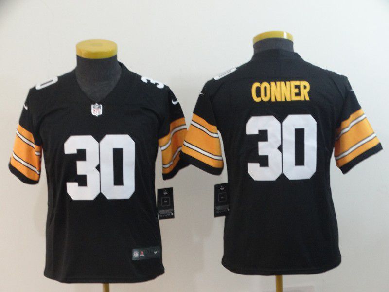 Youth Pittsburgh Steelers #30 Conner Black Nike Vapor Untouchable Limited Player NFL Jerseys